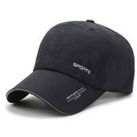 Gorra de Béisbol Deportiva de Primavera/Verano con Banda Reflectante, Tejido de Malla Transpirable, Secado Rápido, para Viajes al Aire Libre, Unisex, 100% Poliéster
