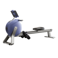 YPOO 3KG Schlepperrad Heim-Rudermaschine Fitnessstudio-Ausstattung selbsterzeugende Elektrizität Legierungs-Radmaschine mit YPOOFIT APP