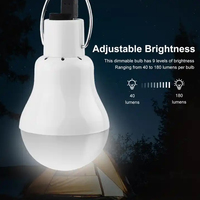Lampes solaires à LED rechargeables avec télécommande, panneau solaire rechargeable et 12 puces LED pour l'extérieur