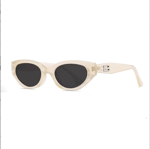 New GM Sunglasses, Sunscreen Sunglasses, Men's Small <b>Frame</b> Sunglasses, Cat Eye Sunglasses, Women's High End Look, Small Face - Product Image 5