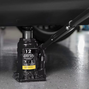 الترتول 12 طن رافعات محمولة اقتصادية لرفع السيارات وإصلاح السيارات ورفع المنزل باللون الأسود - Product Image 2