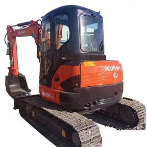 Mini-excavatrice Kubota KX155-5 d'occasion, 5,5t, avec moteur Cummins pour pompe hydraulique et boîte de vitesses - Product Image 1