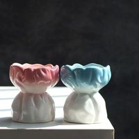 MSH Nouveau design, nouvelle glaçure colorée, petit pot pour plantes succulentes, cadeau de déménagement