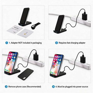 แท่นชาร์จไร้สายแบบพับได้แนวตั้ง INPUTECH 15W พร้อมพัดลมระบายความร้อน 2 in 1 สถานีชาร์จโทรศัพท์แบบเร็ว ได้รับการรับรอง KC - Product Image 2