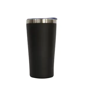 Diskon Besar 16OZ Tumbler Keramik Binatang Tahan Karat Terisolasi Vakum Dinding Ganda dengan Sedotan & Tutup Geser & Sikat Pembersih