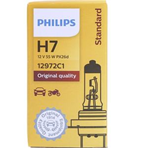 Pour <span class=keywords><strong>Philips</strong></span> 12V55W <span class=keywords><strong>H7</strong></span> 12972 Phare halogène de voiture, feux de croisement et de route, antibrouillard, état neuf, modèle Px26D, compatible Nissan Land Rover - Product Image 1