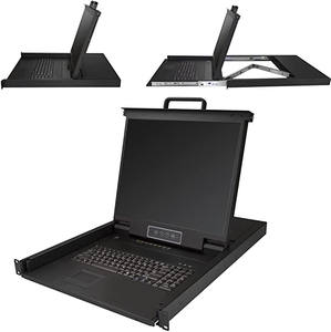 Console <span class=keywords><strong>KVM</strong></span> 8 ports personnalisable pour montage en rack avec câbles de 1,8 m - Commutateur <span class=keywords><strong>KVM</strong></span> <span class=keywords><strong>intégré</strong></span> avec moniteur LCD 19 pouces - <span class=keywords><strong>KVM</strong></span> LCD 1U entièrement équipé - Product Image 4