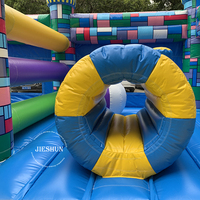 Château gonflable commercial à prix avantageux pour l'extérieur, obstacles gonflables combinés