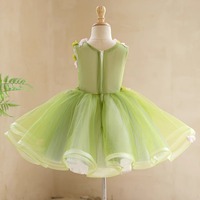 Robe de Fée des Forêts pour Filles, Robe de Fée des Fleurs Élégante en Tulle Bouffant, Tenue Haut de Gamme pour Demoiselle d'honneur pour Mariage et Anniversaire