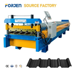 Machine de formage de tôles en acier <span class=keywords><strong>IBR</strong></span> avec largeur d'alimentation de 1200 mm, composants de moteur, boîte de vitesses, roulements et pompe - Product Image 1
