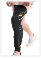 Sports course à pied randonnée football athlétique musculation genouillères orthèse chaussettes sans pied pour le soulagement des douleurs articulaires