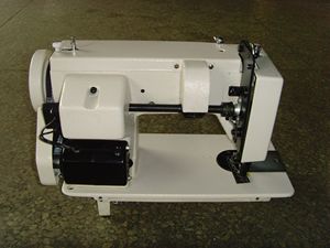 MK-309ロングアームレザーキャンバスジーンズ9インチコンボチェーンジグザグミシンウォーキングフット、ビッグフライホイール速度調整可能 - Product Image 5