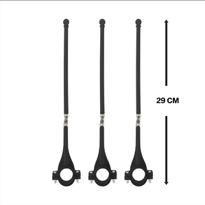 Fábrica personalizada impermeable Impresión digital 14*21cm poliéster americano bicicleta seguridad bandera <span class=keywords><strong>Banner</strong></span> con poste - Product Image 5