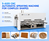 Machine de peinture automatique à 5 axes pour palettes en bois, entraînement électrique, moteur 4 kW, 380 V/50 Hz, facile à utiliser