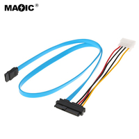Venta caliente 70cm SFF-8482 a SATA Cable de datos Sata 29 Pin Cable de datos del disco duro