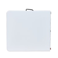 Table pliante en plastique d'extérieur, mobilier d'extérieur moderne, table pliante rectangulaire en plastique