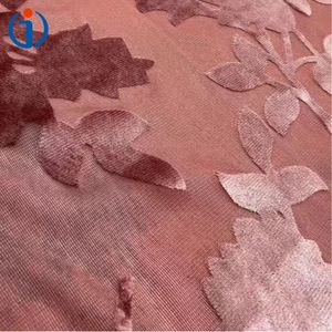 הסיטונאי ידידותי לסביבה רקודת עיצוב cquard סרוגים בד קטיפה בד קטיפה לחצאיות ובגדים - Product Image 4