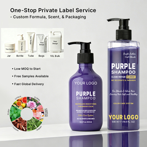 Champú y Acondicionador Morado de Grado Profesional de Marca Privada, Anti-Amarilleo, para <span class=keywords><strong>el</strong></span> Cuidado Posterior a la Teñitura del Cabello Rubio Plateado - Product Image 6