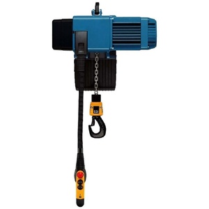 Polipasto de cadena eléctrico Tipo europeo 380V 50HZ 60HZ Tipo HH Máquina de elevación de polipasto de grúa Servicio de trabajo para la construcción Nuevo - Product Image 1