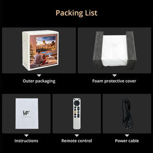 Voxflix M25 Home Cinéma LED 1080P 4K 2800 ANSI Projecteur intelligent Android TV 9.0 Mode jeu Recherche vocale Films - Product Image 4