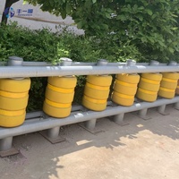 Barreras de seguridad rodantes para carreteras de acero inoxidable con relleno de EVA, de doble y simple barril, tipo viga, para protección de seguridad