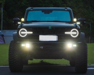 Mtigersports M4 ECE Kit d'éclairage auxiliaire 4WD LED de haute qualité Combo de feux de croisement avec interrupteur à température de couleur réglable - Product Image 5