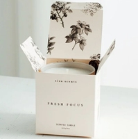 Boîte à Bougie de Luxe en Carton Rigide Personnalisée avec Logo Unique, Emballage Cadeau pour Bougie, Boîte en Papier Kraft, Carton