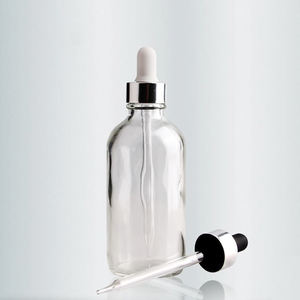 Spray per profumo in vetro nero gelo flaconi contagocce in vetro per olio rosa nero blu trasparente - Product Image 1