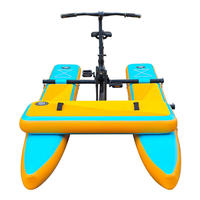 Vélo aquatique gonflable InflaToGo de haute qualité avec pédalier, en matériaux Dropstitch+PVC+EVA, capacité 100-500 kg, à vendre