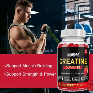 Comprimés de croissance musculaire pré-entraînement sportifs personnalisés, gommes à la créatine monohydratée 5g, supplément de créatine en gomme stimulant <span class=keywords><strong>l</strong></span>'<span class=keywords><strong>énergie</strong></span> - Product Image 2