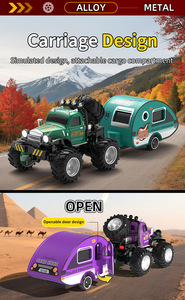 Intelligentes Programmierbares 4-Kanal RC Metall 1:64 Maßstab Hochgeschwindigkeits-Elektroauto-Spielzeug mit Automatischer Rückkehr & Hindernisvermeidung - Product Image 5