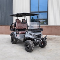 Chariot de golf tout-terrain électrique à batterie lithium, fabriqué aux États-Unis, en vente