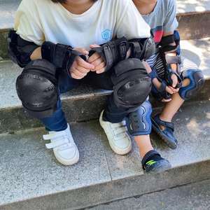Rodilleras para niños adultos, <span class=keywords><strong>coderas</strong></span>, muñequeras para deportes, <span class=keywords><strong>patinaje</strong></span> en línea, <span class=keywords><strong>patinaje</strong></span> sobre ruedas, monopatín, patinete, para invierno y primavera - Product Image 5