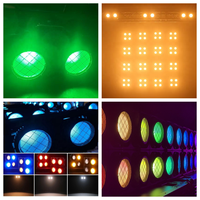 Luz Cegadora de Superficie COB de 2*300W RGBAWW IP65, Fondo de Matriz para Conciertos y Eventos en Interiores y Exteriores, Fiestas, Clubes