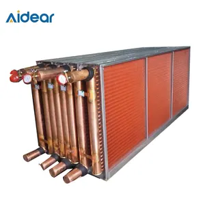 Aidear Air Cooled Hear And Cooling System Aluminum Tube Copper Fin Heat Exchanger Radiator