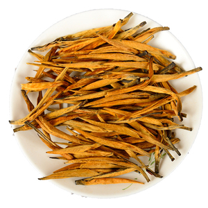 Jinshi Yunnan — thé noir feng qing fait à la main, 2022, grande aiguille dorée, Gongfu, bourgeon entier, droite, parfumé de <span class=keywords><strong>miel</strong></span> - Product Image 1