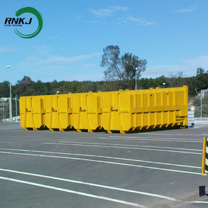 RNKJ Heavy Duty Steel 20 <strong>Yard</strong> Construction Waste Management Container Roll off <strong>Dumpster</strong> for Hook Lift Truck - Product Image 4