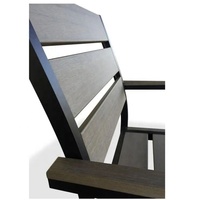 Chaise de bistrot moderne, durable, légère, résistante aux intempéries, en aluminium de haute qualité, pour extérieur, imperméable, pour patio et jardin