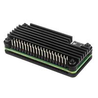 Boîtier de dissipateur thermique en métal à refroidissement passif Raspberry Pi Zero en alliage d'aluminium avec en-tête de broche pour Pi Zero / Zero W / Zero 2W