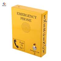 Téléphones à bouton-poussoir d'urgence audio, sans fil, GSM 4G, interphone SIP, boîte de station métallique pour ascenseur, parking, hôtel