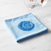 Chiffon de nettoyage en microfibre absorbant sans peluches 32x32cm pour la cuisine, le nettoyage domestique multi-usages et le polissage du verre, réutilisable