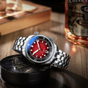 Đồng hồ thiết kế tùy chỉnh 40mm, Đồng hồ máy nén tự động chống nước 200m, được cung cấp bởi nh35a. Viền trong xoay hai chiều - Product Image 2