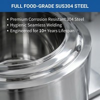 Tanque de Fusión y Mantenimiento de Chocolate Industrial Profesional de Alta Productividad, Automático, de Acero Inoxidable SUS304, con Certificación CE