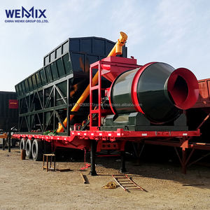 YHZM2000 Planta dosificadora de hormigón móvil Mezclador de tambor Tipo de tambor Planta mezcladora móvil - Product Image 1