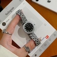 Jam Tangan Scottie 9659 Brilliant Luxe Crystal Index Marker untuk Wanita, Aksesori Pilihan Utama untuk Kencan Romantis, Jam Tangan Quartz Tahan Air