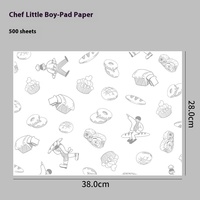 Papier d'emballage jetable de coussin de plateau de boulangerie résistant à l'huile pour l'emballage de gâteau et de dessert de pain grillé de nouilles pour l'usage alimentaire