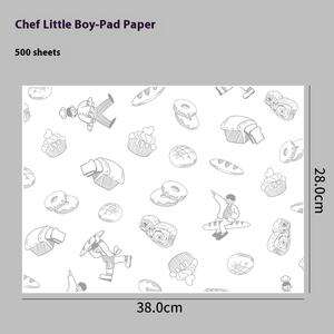 Bandeja desechable a prueba de aceite para hornear, cojín, envoltura de papel para Fideos, tostadas, pasteles y postres, embalaje para uso alimentario - Product Image 6