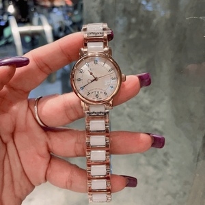 Advanced Luxury <b>Watch</b> Precise Quartz Movement Sapphire Mirror Ceramic Steel With Gold Strap Stainless Steel <b>Case</b> Longiness. - Product Image 3