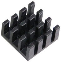 Heat Sink Kit Aluminium perak IP65 Heatsink printer pendingin Motor Stepper untuk pendingin VRM GPU Stepper Driver 3D 40x40x20mm 40mm