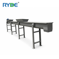 Prix usine Convoyeur de décharge à gorge en U sans arbre pour système de déshydratation des boues et de déshydratation des boues de pommier